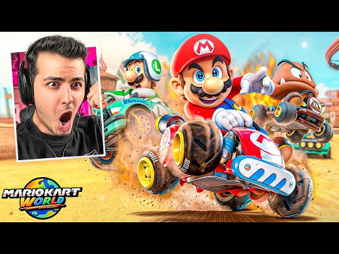 MARIO KART WORLD 💀 چرا این گیم انقدر سخته؟ 😂