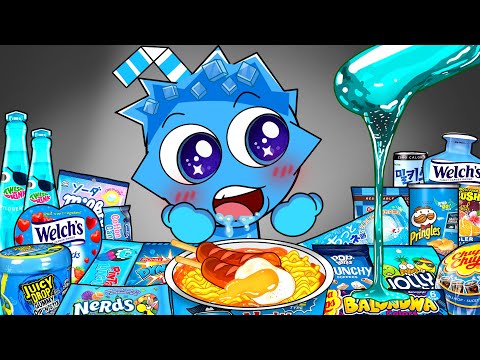 SPRUNKI ASMR - Baby Aqua Convenience Store Food Mukbang | Incredibox Animation