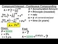 Continuous Compounding Concepts