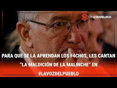 PARA QUE SE LA APRENDAN LOS F4CH0S, les cantan “La Maldición de la Malinche” en #LaVozdelPueblo