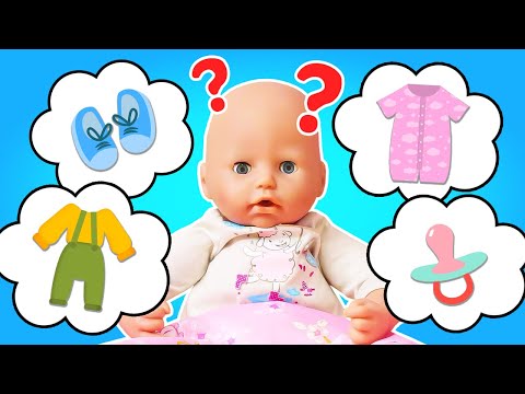 Беби Бон Аннабель возвращается с прогулки! 👧 Переодеваем куклу и убираем вещи в шкаф 🧸
