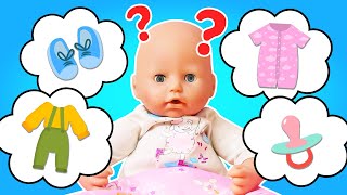 Беби Бон Аннабель возвращается с прогулки! 👧 Переодеваем куклу и убираем вещи в шкаф 🧸