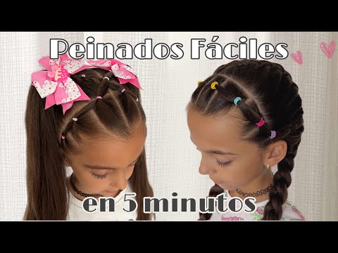 ¡Peinados de 5 minutos que harán brillar a tu niña!