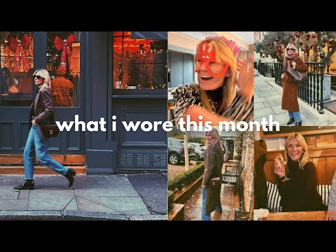 WHAT I WORE FOR CHRISTMAS AND NEW YEAR | MONTHLY FASHION VLOG