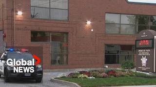 YouTube video thumbnail: Israeli Flags Burned in Toronto on Oct. 7 Anniversary, Toronto Police Investigating