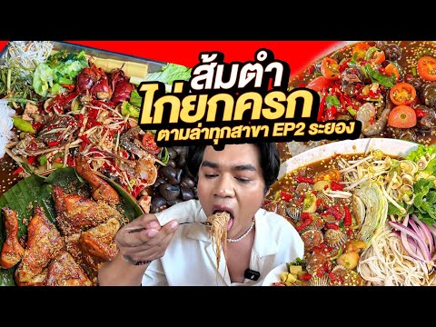 ส้มตำกระแสแรงแห่งปี ไก่ยกครก EP2 สาขา ระยอง  ตามลองทุกสาขา 🔥ตำอีสานแท้  โดยซ้อพรีส | หนูหรี่