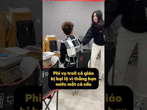 Lớp học vẽ bất ổn #17: Phi vụ troll cô giáo bị bại lộ vì thằng bạn nước mắt cá sấu #funny #vuinhon
