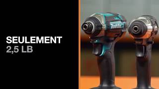 ENSEMBLE COMBINÉ DE 2 OUTILS COMPACTS SANS BALAIS À BATTERIE AU LITHIUM-ION LXT® DE 18 V MAKITA