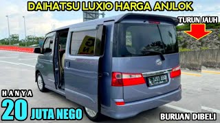 HARGA DAIHATSU LUXIO BEKAS HANYA 20 JUTA MASIH BISA NEGO MURAH IRIT LEGA MUAT BANYAK