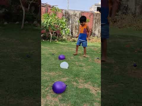adi poping tha water balloon ??#shorts #viral