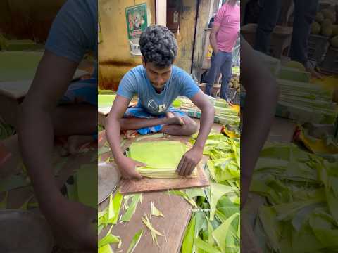 Speed cutting banana leaf