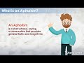 Understanding Aphorisms and Their Functions