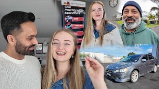 Biggest SURPRISE for my Indian Father in Law *DADDY JI* 🚗🥳
