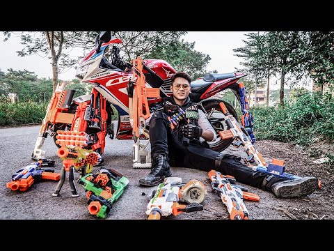LTT Game Nerf War : Special Police SEAL X Nerf Guns Fight Boss Rocket Pursuing a High-end Wanted Man