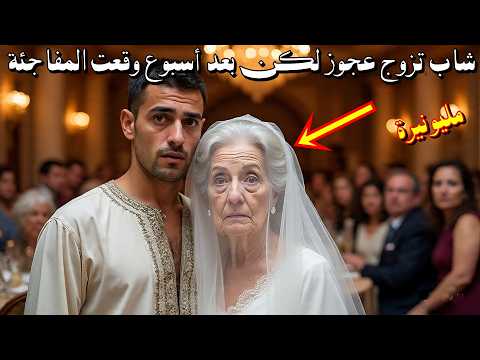 قصة شاب فقير تزوج امرأة عجوز سبعينية مليونيرة ولكن بعد اسبوع وقع مالم يكن في الحسبان وكانت المفاجأة