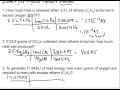 Stoichiometry and Enthalpy Concepts