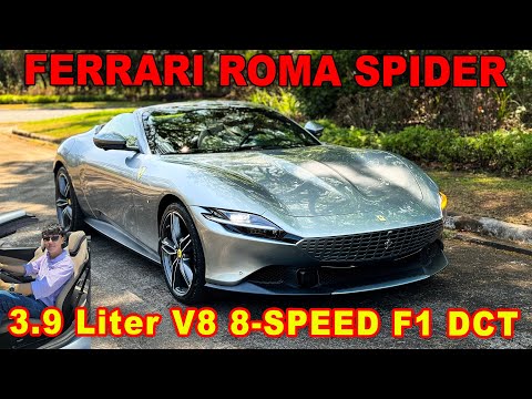 New Ferrari Roma Spider 3.9L V8 8-SPEED F1 DCT - Ferrari's NEW BEST Car