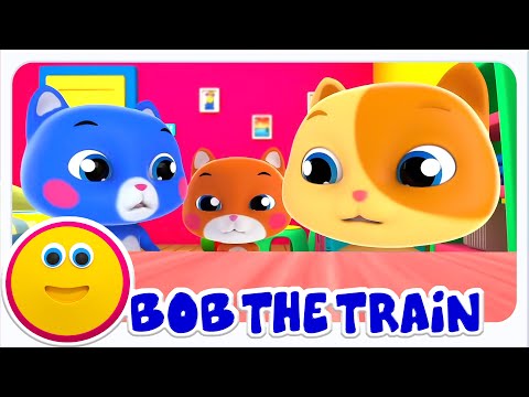 Bob the Train ثلاث هِرَر صغيرة 😺🐾 | أغنية للأطفال باللغة العربية