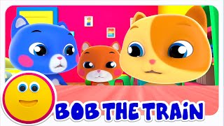 Bob the Train ثلاث هِرَر صغيرة 😺🐾 | أغنية للأطفال باللغة العربية