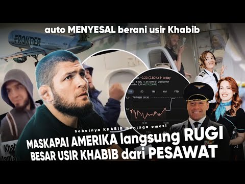 Dunia Terkejut! Melihat Reaksi tenang Khabib saat mendapat perlakuan Diskriminatif dari Pesawat USA