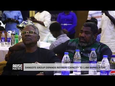 YouTube video thumbnail: Dangote Group Expands Refinery Capacity To 1.4M Barrel P/Day