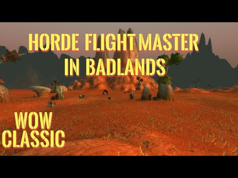 WoW Classic/Horde Flight Path in Kargath,Badlands