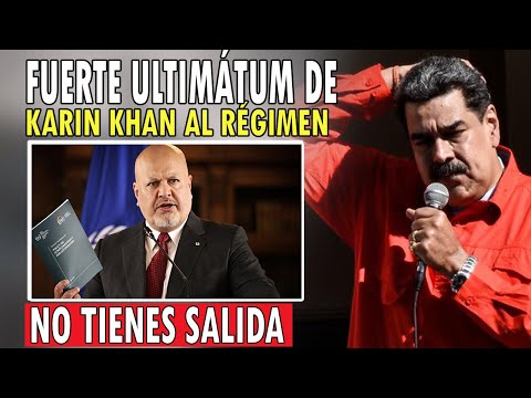 ULTIMÁTUM Fiscal de la CPI LANZO fuerte ADVERTENCIA al régimen de NICOLÁS MADURO