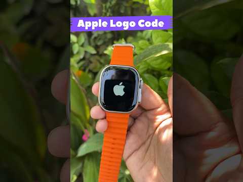 Apple Logo 🍎 Code🔥 For Apple Watch Ultra ⚡️#shorts