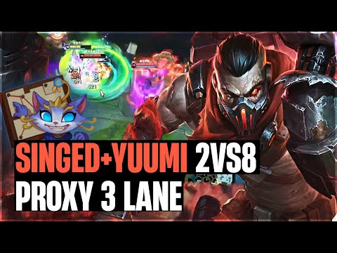 PHÁP SƯ TRUNG HOA XIAOWEN VÀ GIÁO ÁN SINGED+YUUMI 2VS8 VÔ CÙNG SINH VIÊN VỚI KHẢ NĂNG PROXY 3 LANE