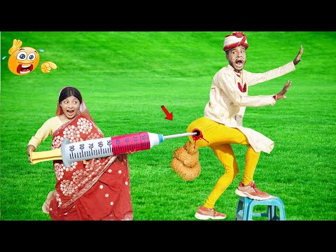 Top New Comedy Video Amazing Funny Video 2025 😂 Try To Not Laugh 2025 Episode 166 Doctor By FunBazar