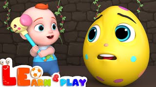 Surprise colored eggs with animals | Learn & Play with Leo