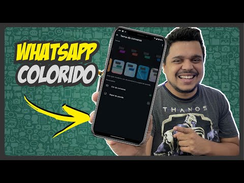 Como ATIVAR o WHATSAPP COLORIDO incluindo o TECLADO