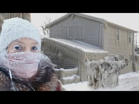 Coldest city in the world (- 69°C ) Russia freezes! ⚠️ Terrible snow freezing storm hits Norilsk