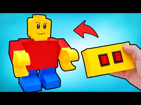 Einen riesigen Roboter bauen, der sich tatsächlich BEWEGT! 🎮🤯 Eine von LEGO inspirierte Bastelidee