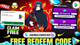 FREE REDEEM CODE | FREE FIRE FREE REDEEM CODE APP | FREE REDEEM CODE TODAY | GOOGLE PLAY REDEEM CODE