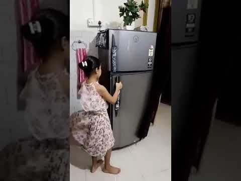 yeh puppy kaha se aa gaya fridge mein.....#trendingshorts #funny #viralvideos