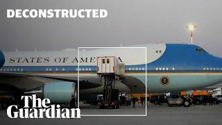 YouTube video thumbnail: Trump 'Secretly Switched Planes via Catering Truck' Amid Iran Threat