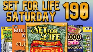 Set for Life, Millionaire Maker, Cash Royale, Oh My! | Set for LIFE Saturday: 190 | New York Lottery