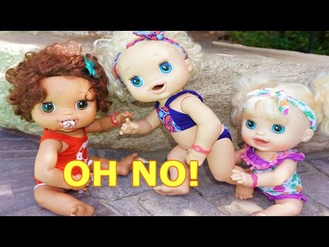 BABY ALIVE Emily Swims Without Permission!