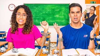 FICAMOS PRESOS NA ESCOLA E QUEM FUGIR PRIMEIRO VENCE! *Fomos suspensos