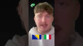 BOSNIA vs ITALY 83% Banker! | World Cup Qualifier Tips 31/03/2026
