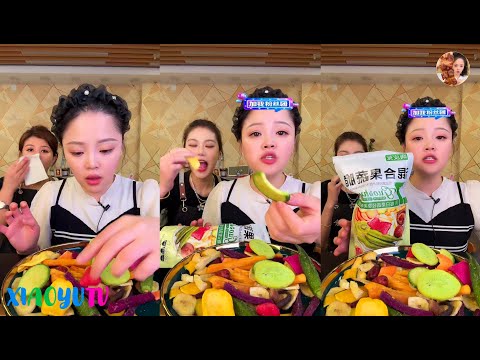 【Xiaoyu Mukbang】XIAOYU EATING SHOW。MUKBANG SATISFYING。Mukbang Chinese。N02。2100623。7