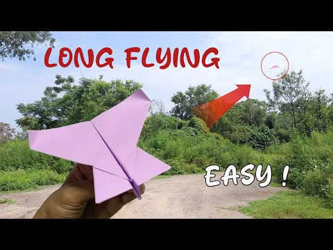 Long flying Paper Airplane | How To Make Paper Airplane Easy that Fly Far | Paper Planes | Origami