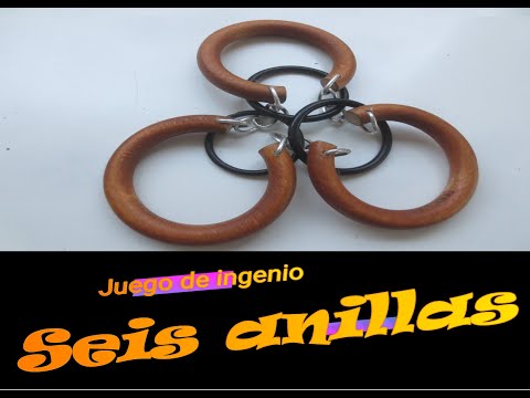 Juego de ingenio SEIS ANILLAS