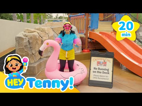 🌊Let's Go Swimming with Tenny! | Song for Kids | Educational Videos for Kids | Hey Tenny!