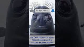 Der Gesichtsausdruck von Robert Habeck vor dem TV-Duell mit Alice Weidel.🤣 #shorts #grüne #memes