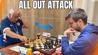 When you go all out to attack Ivanchuk's King