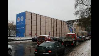 Montáž superposteru GE Money Bank v Praze.wmv