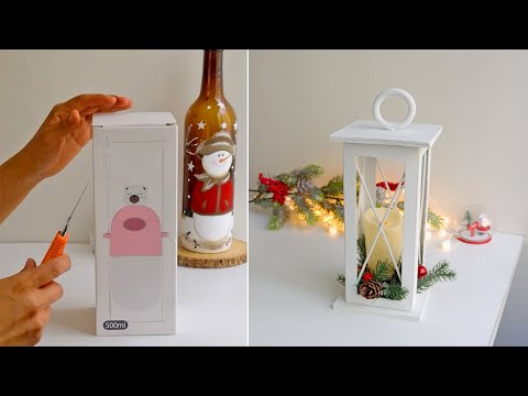 Manualidades Navideñas Fáciles y Rápidas con Reciclaje