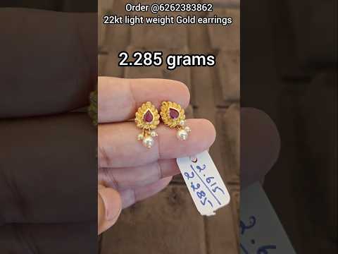 #gold #goldjewellery #lightweightjewellery #goldearrings